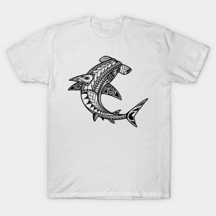 Tribal Hammerhead shark T-Shirt